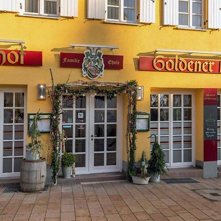 Hotel Restaurant Goldener Hirsch Donauwoerth Exterior photo